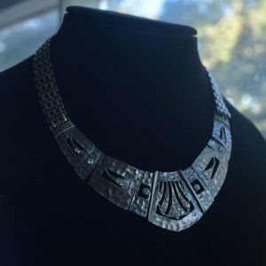 Breast Plate  Brass necklace